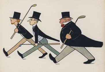 Wunderbares England: Golfer verlassen die Arbeit